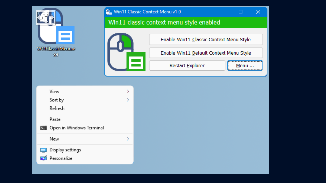 Windows 11 Classic Context menu中文版下载 - Windows 11 Classic Context menu ...