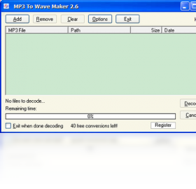 MP3 To Wave Maker Plus下载 - MP3 To Wave Maker Plus最新电脑版下载 - 中华网软件