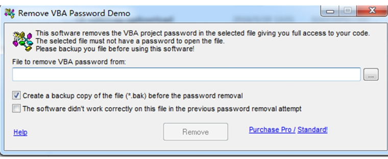 Remove VBA Password