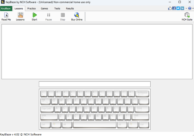 KeyBlaze Typing Tutor