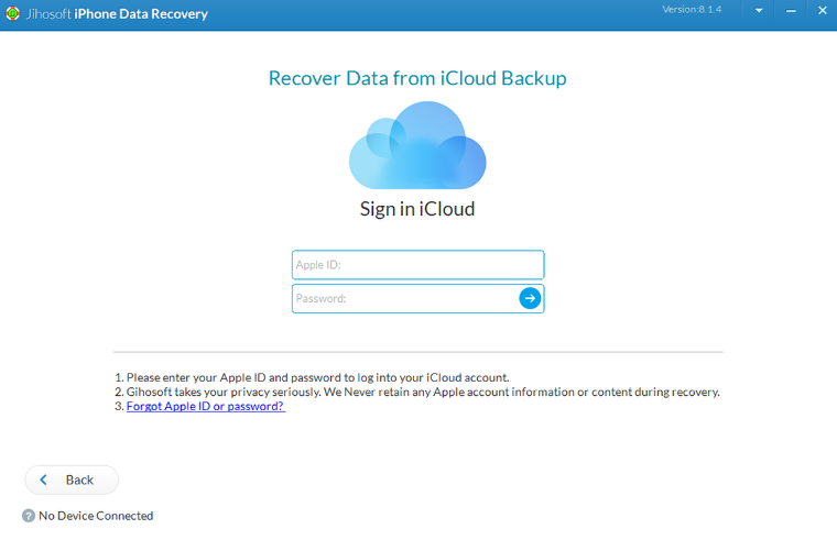 Jihosoft iPhone Data Recovery