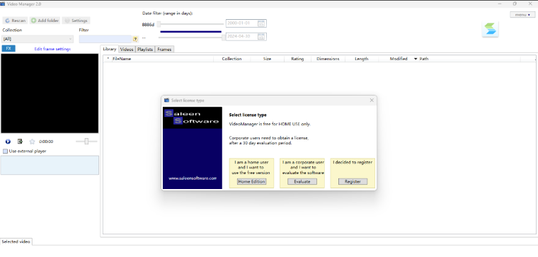 Saleen Video Manager