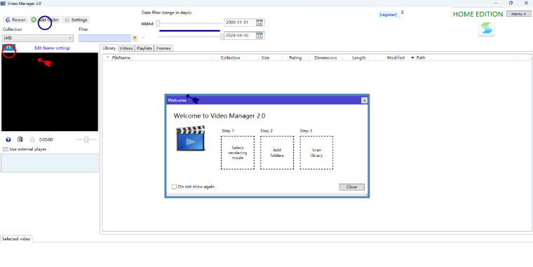 Saleen Video Manager