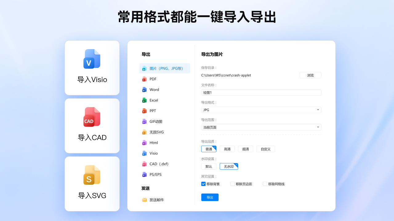 万兴图示办公绘图软件
