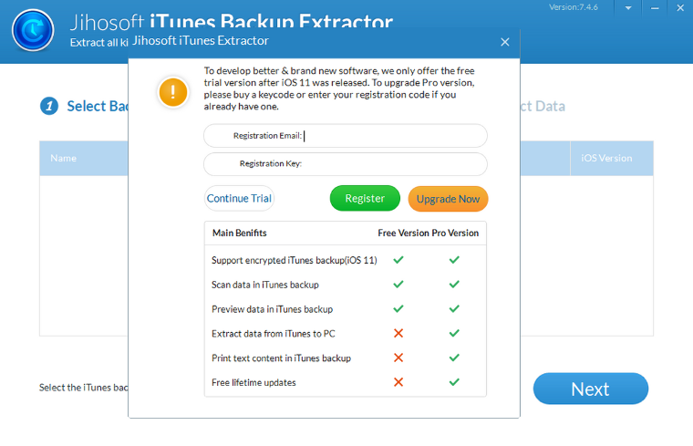 Jihosoft iTunes Backup Extractor电脑版下载 - iPhone/iPad/iPod备份提取工具下载 - 中华网软件