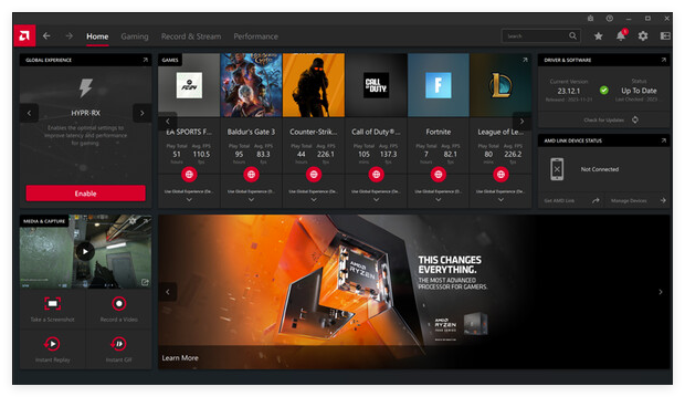 AMD Software: Adrenalin Edition