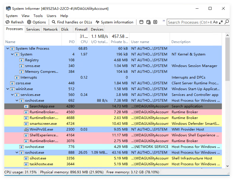 System Informer Injector System informer中文版下载 - Windows系统监控调试工具下载 - 中华网软件