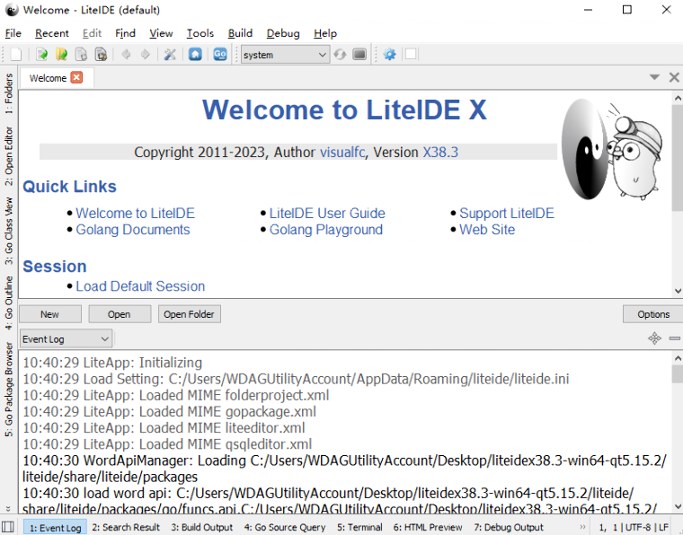 LiteIDE Go语言开发工具下载 - LiteIDE Windows中文版下载 - 中华网软件