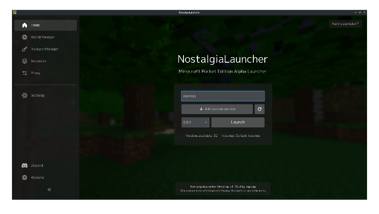 NostalgiaLauncher Desktop